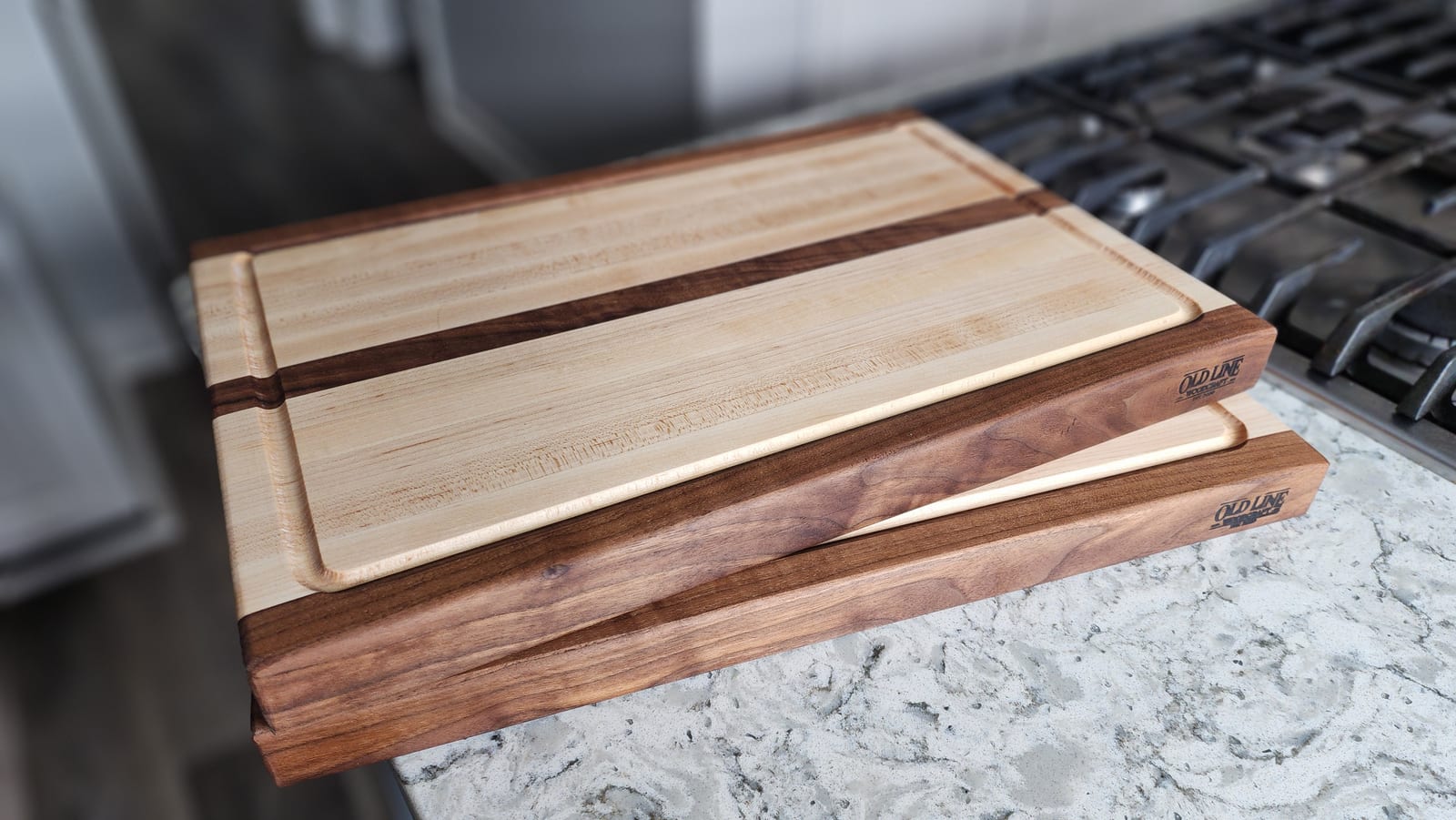 Original Maple & Walnut Butcher Block (#015)