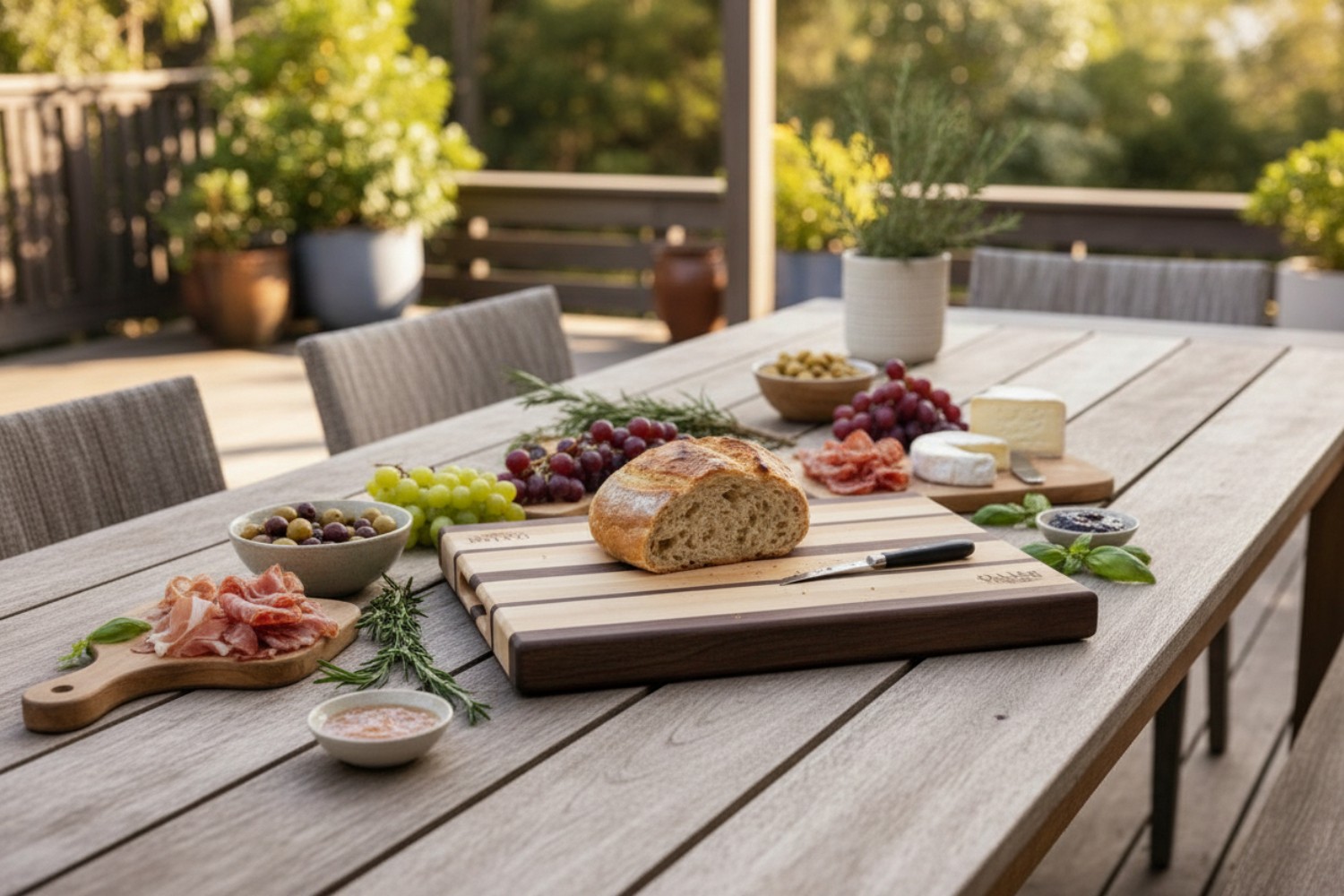 Maple & Wenge Butcher Block (#105)