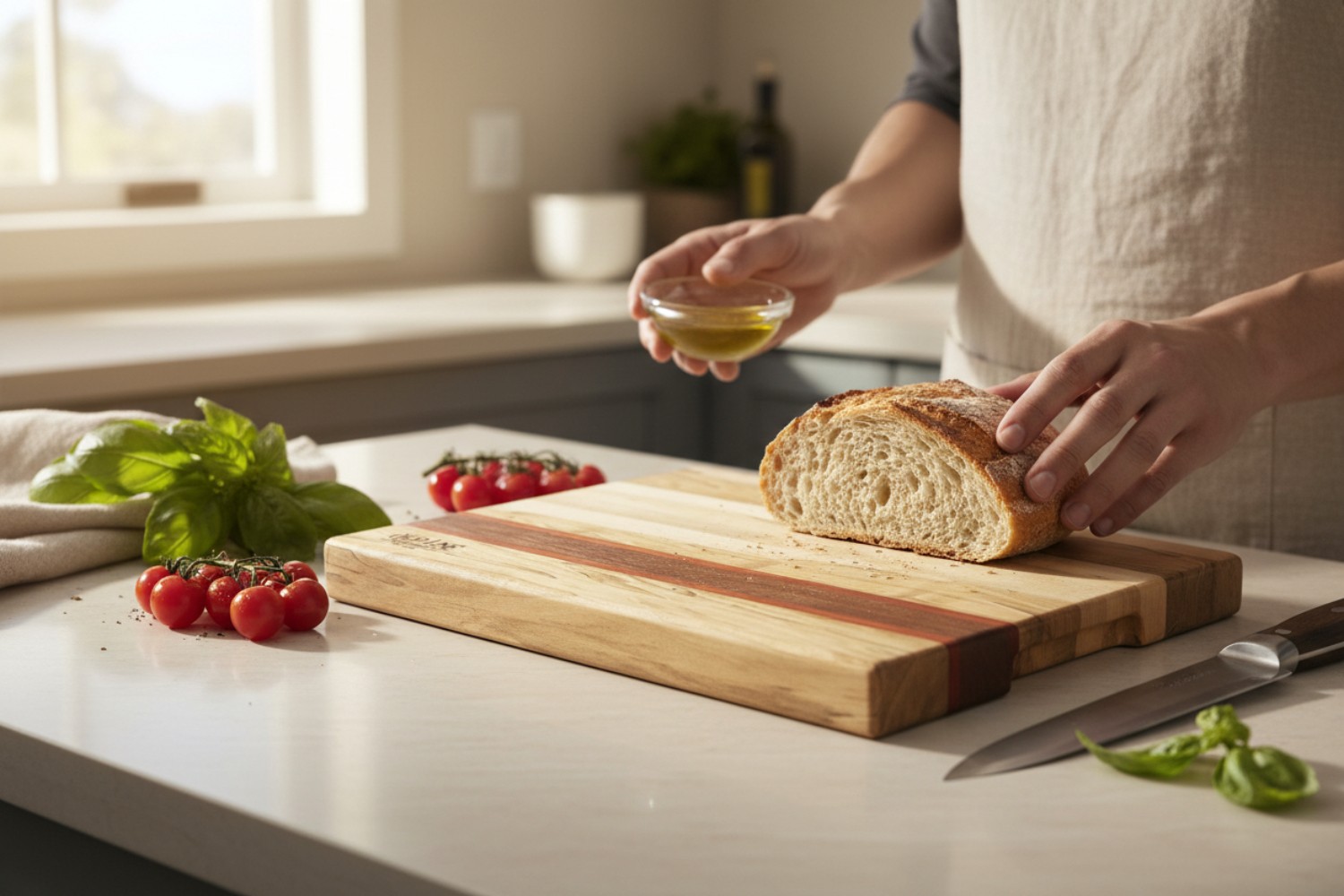 Spaulted Maple Butcher Block Board (#140)