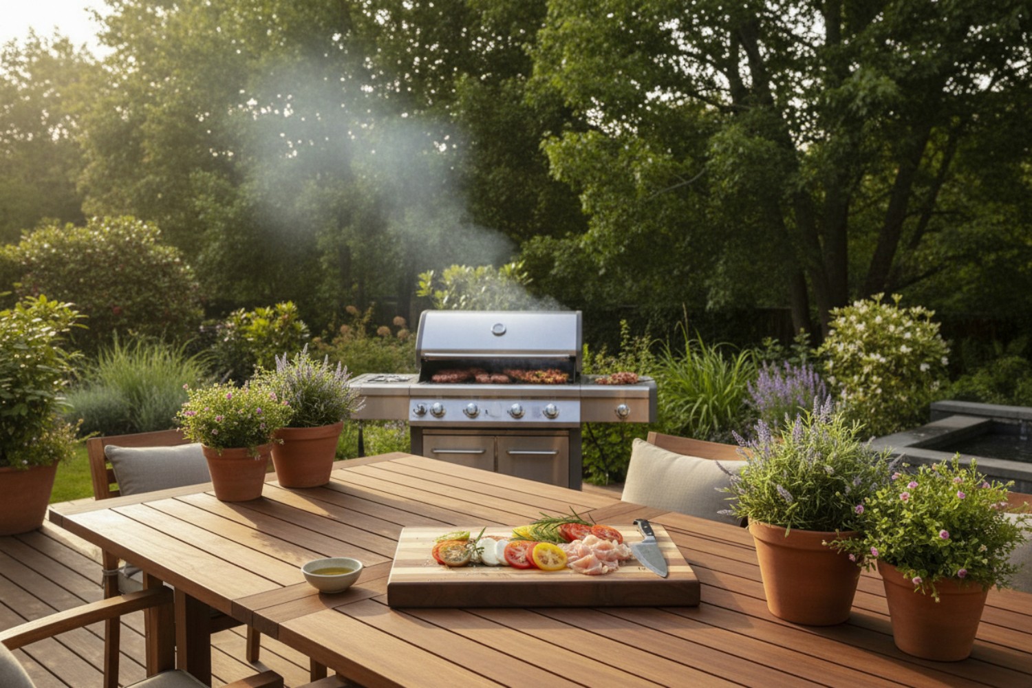 Spaulted Maple & Walnut Butcher Block Board (#145)
