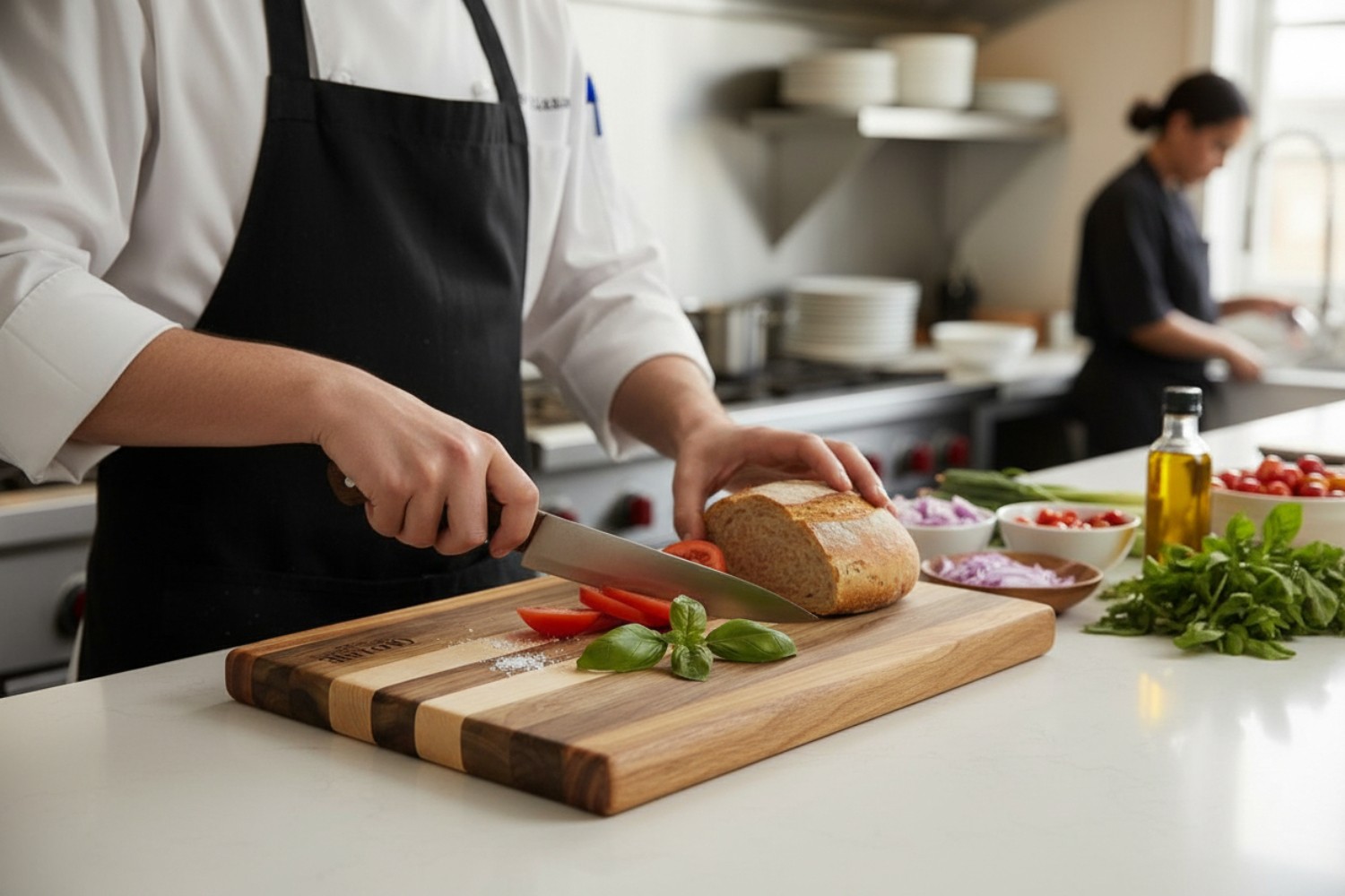 Black Limba & Maple Prep Board (#155)