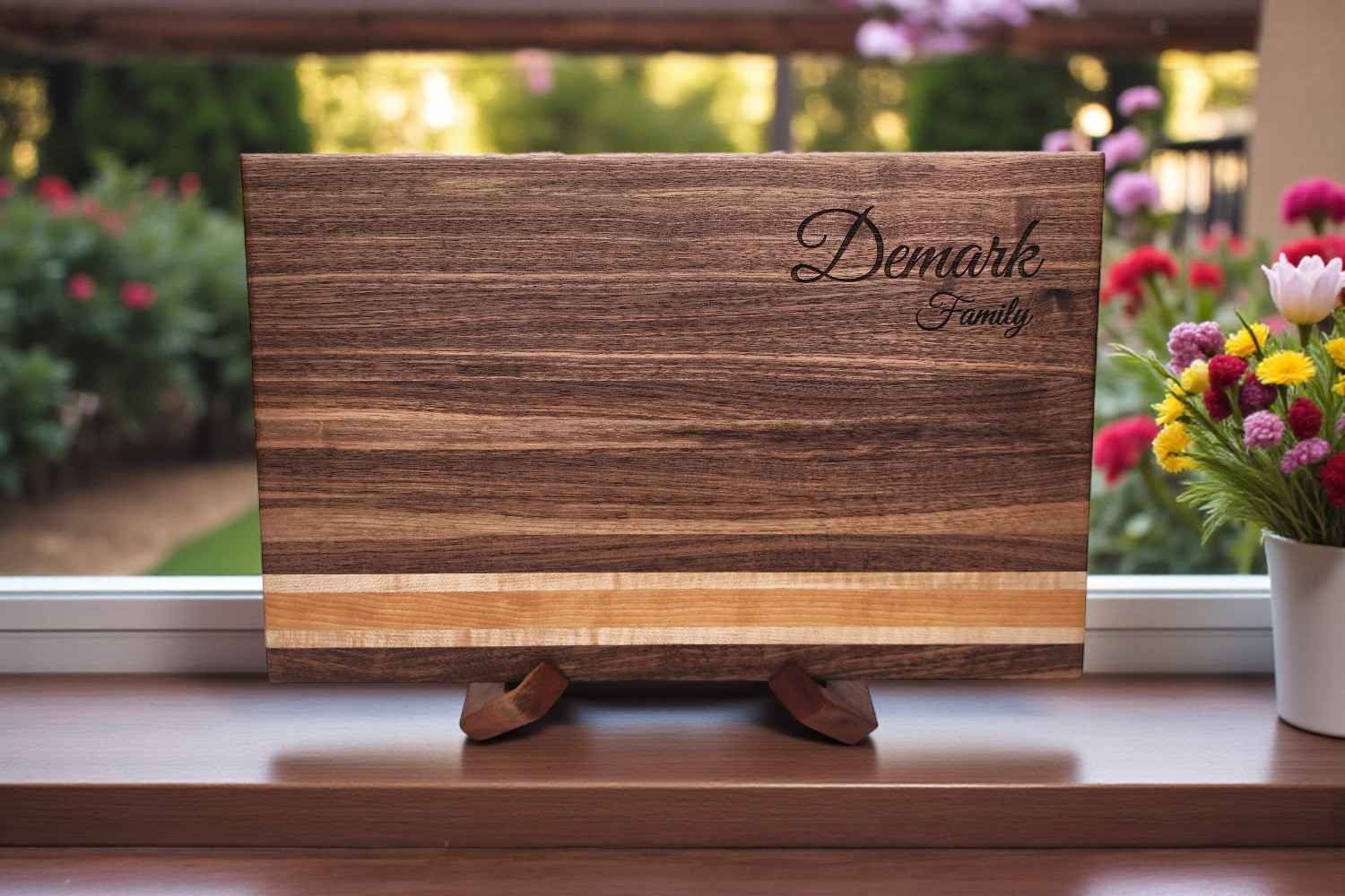 Walnut Family Keepsake Board (#225)