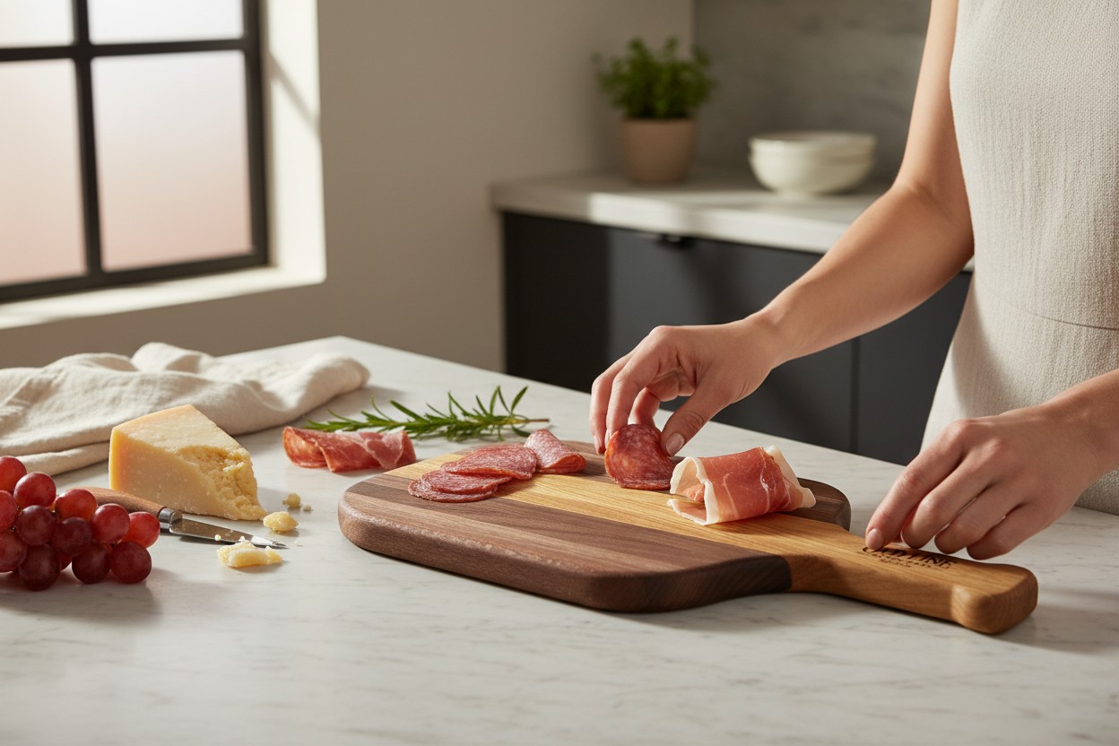 Walnut & Cherry Pickleball Board (#345)