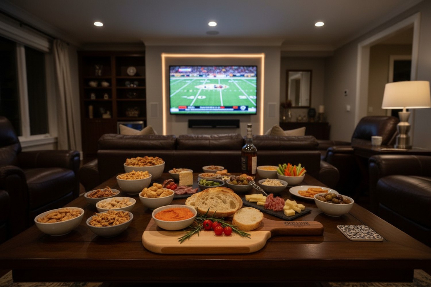 Handcrafted Maple Entertainer