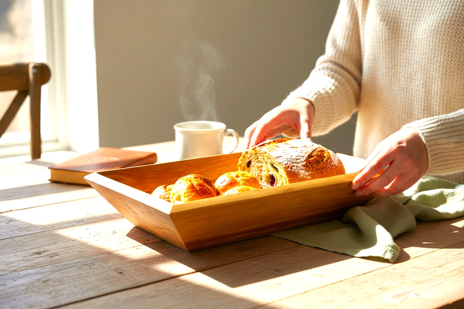 Classic Canarywood Catch-All Bowl (#400)