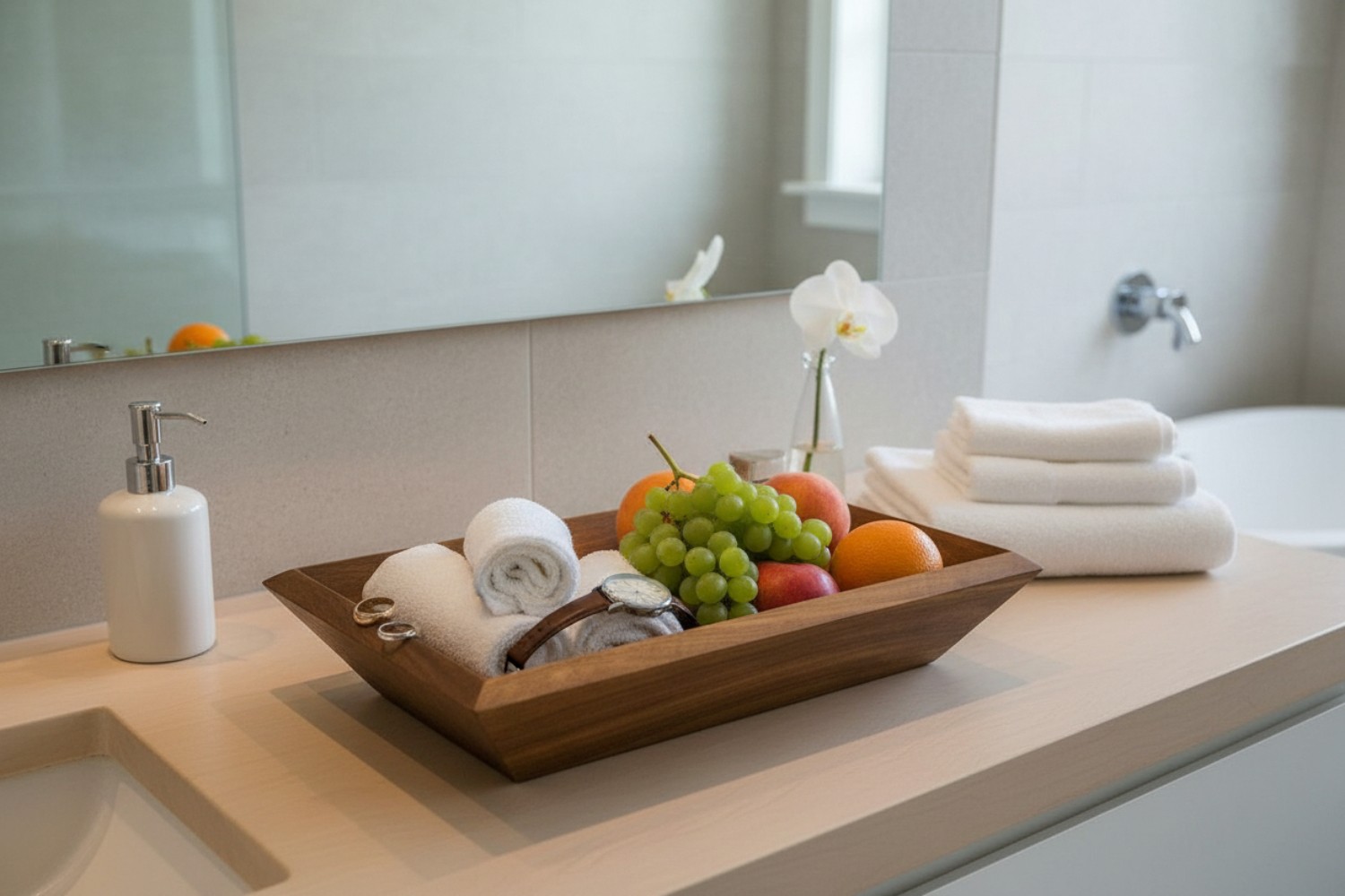 Classic Walnut Catch-All Bowl (#425)