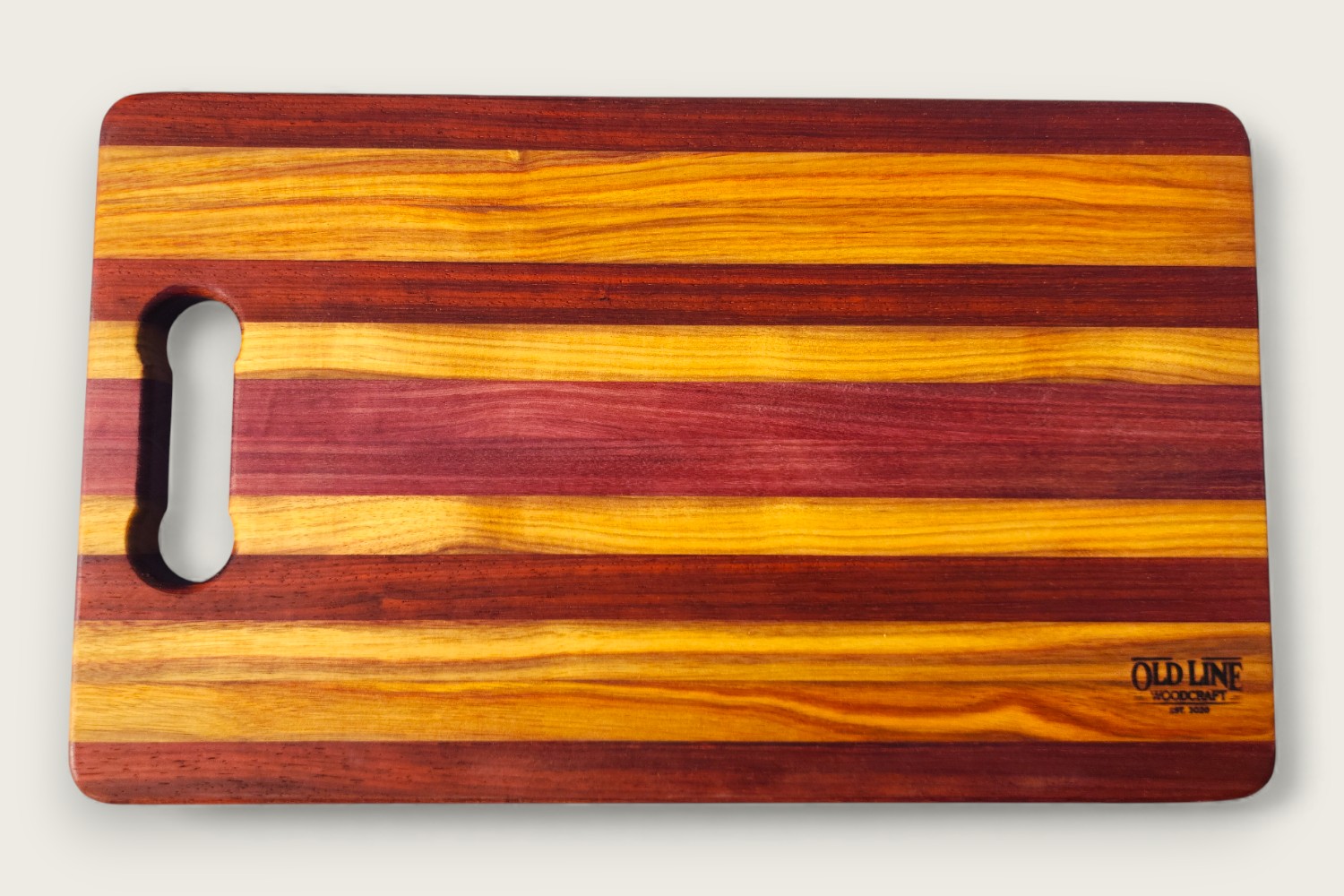 Canarywood w/ Padauk & Purpleheart (#080)