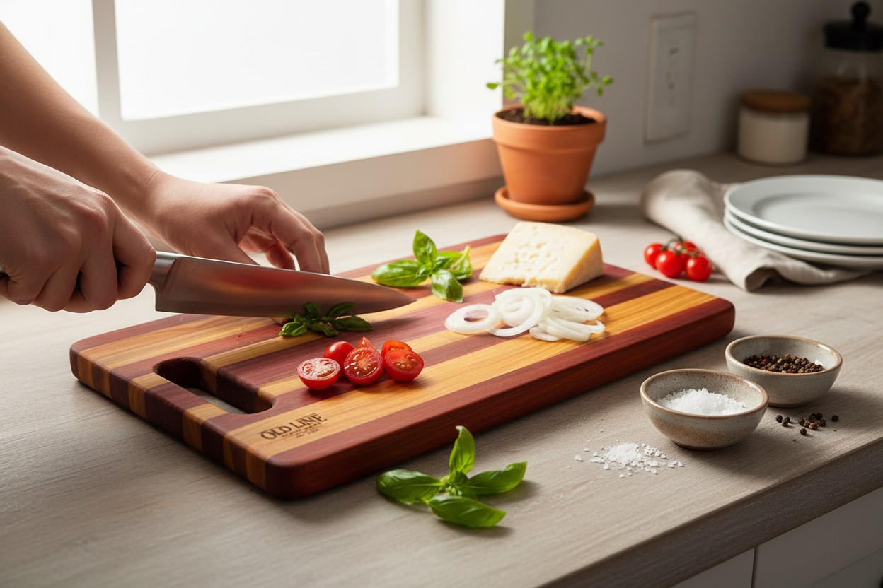 Striking Canarywood Board with Bold Accents