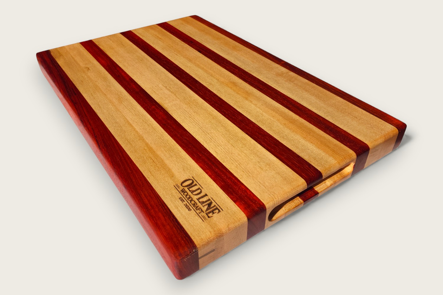 Maple & Mahogany Classic Butcher Block (#095)