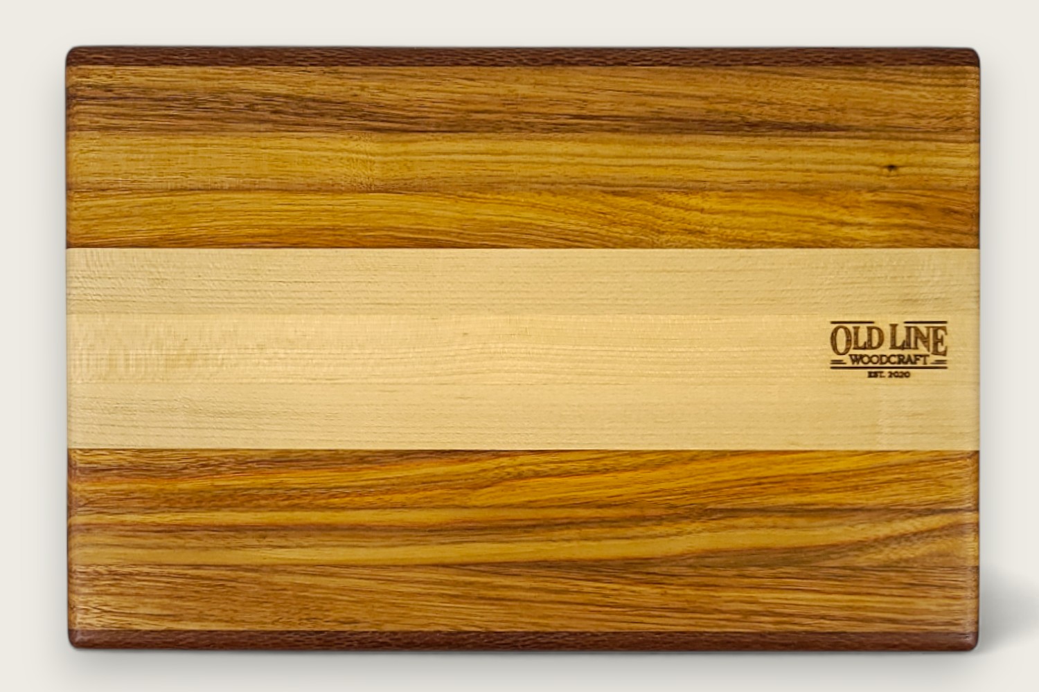 Pro Series Board in Canarywood with edge grain, horizontal pattern, rectangle shape, and tung oil finish.