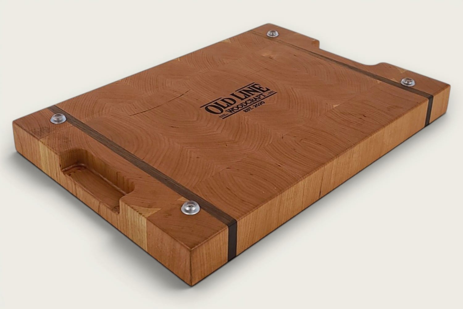 Charred Cherry & Walnut Chopping Block Board