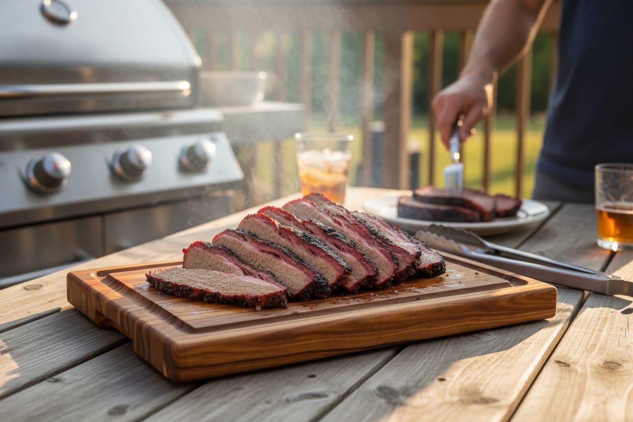 Golden Grain Meets Backyard Smoke