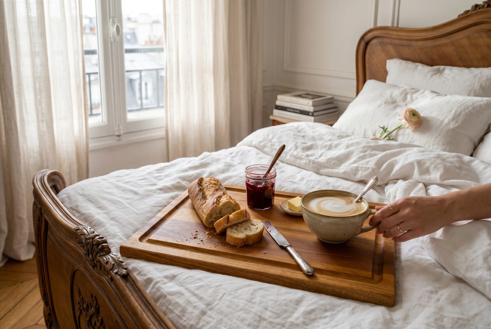 Sunlit Breakfast Board