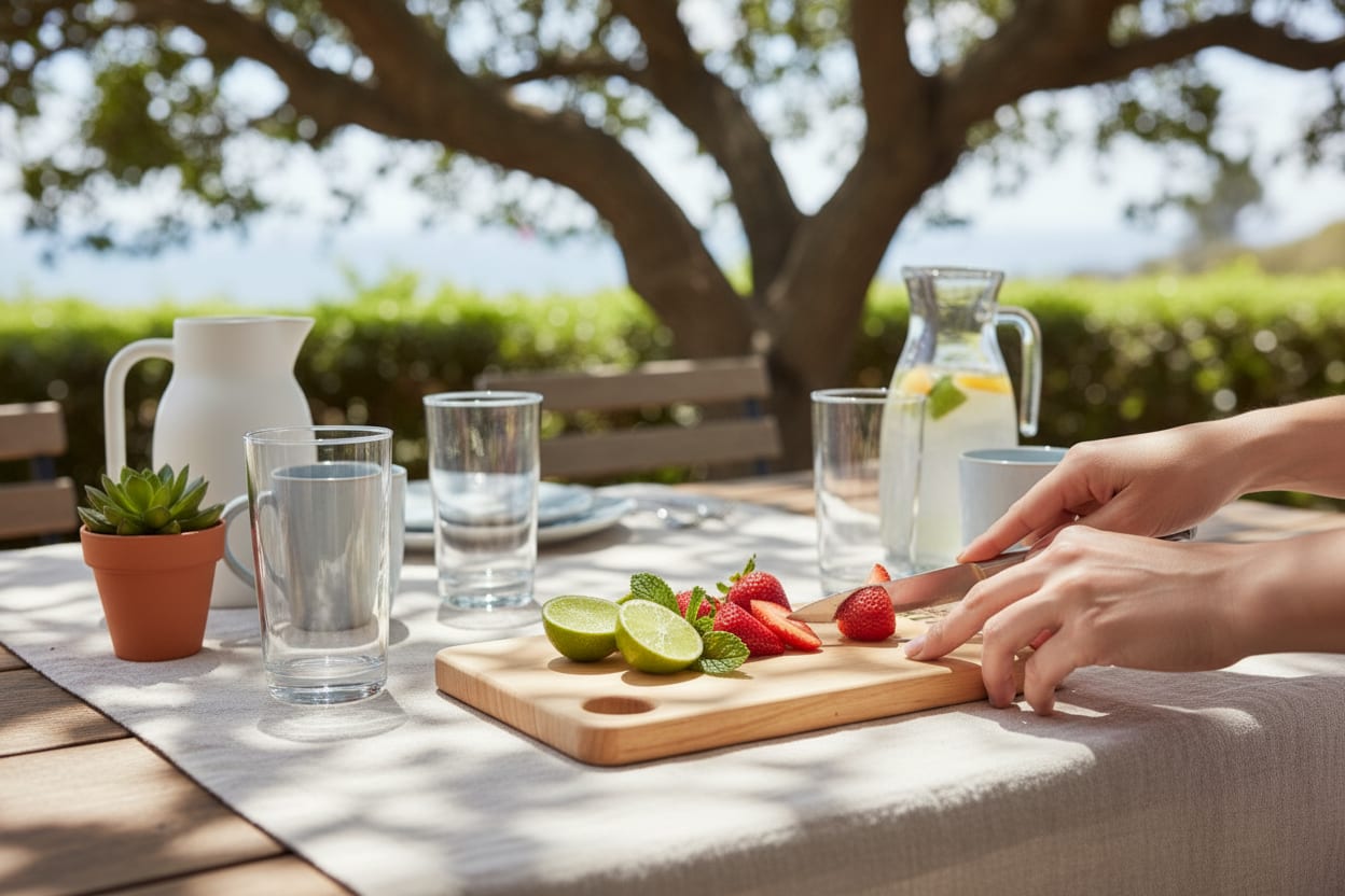 Sunlit Patio Prep