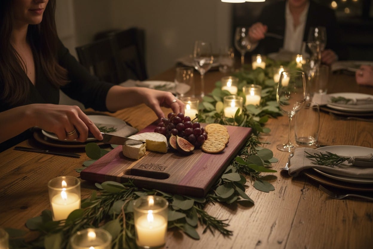 Candlelit Walnut, Purpleheart Accents