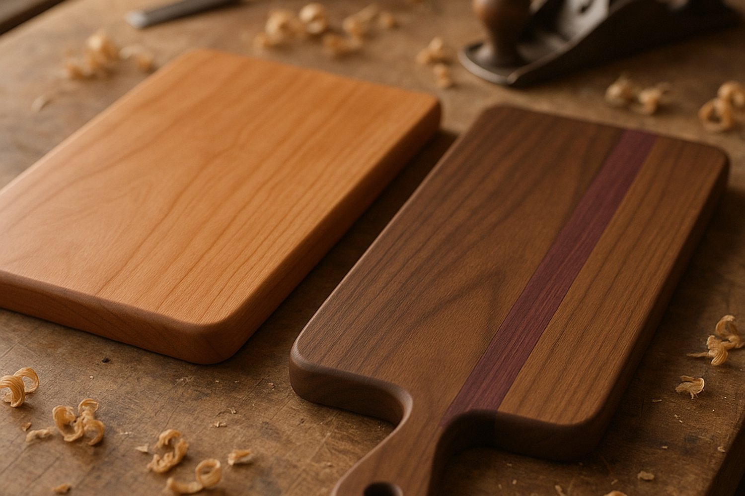 Cherry Wood Darkening and Purpleheart's Color Shift: What to Expect
