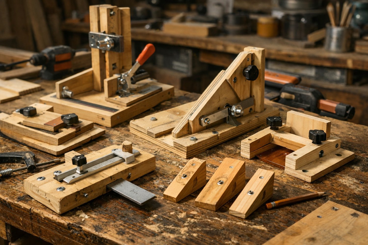 Jigs and Techniques for Assembling N-Sided Bowls